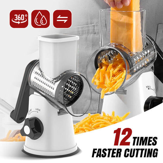 🔥 2025 Kitchen Sale 🔥 Multifunctional Manual Rotary Grater & Chopper 🚀🥕