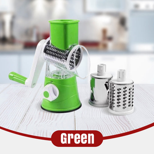 🔥 2025 Kitchen Sale 🔥 Multifunctional Manual Rotary Grater & Chopper 🚀🥕