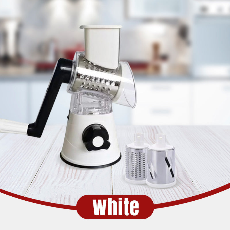 🔥 2025 Kitchen Sale 🔥 Multifunctional Manual Rotary Grater & Chopper 🚀🥕