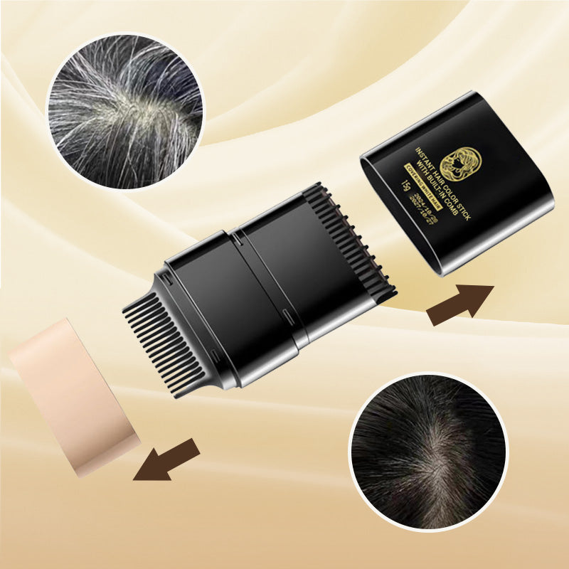 🎉Acquista 2 e ricevi 1 gratis🎉Tinta istantanea per capelli in stick con pettine incorporato