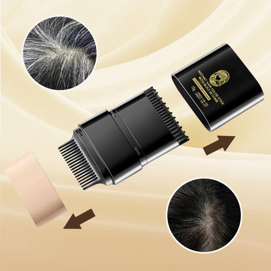 🎉Acquista 2 e ricevi 1 gratis🎉Tinta istantanea per capelli in stick con pettine incorporato
