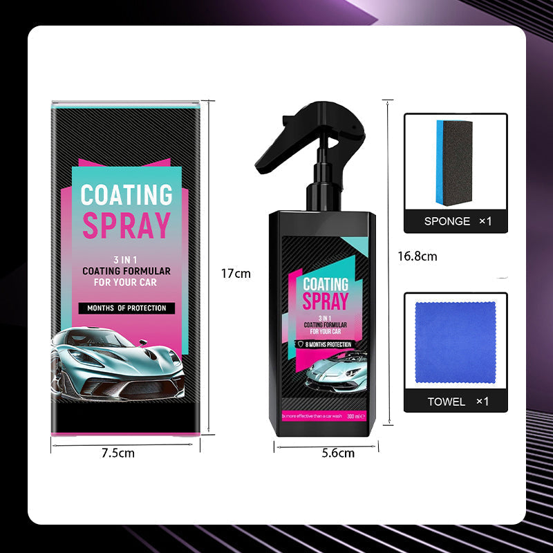 🔥LIMITED SALE 50% OFF🔥3-in-1 High Protection Quick Car Coating Spray