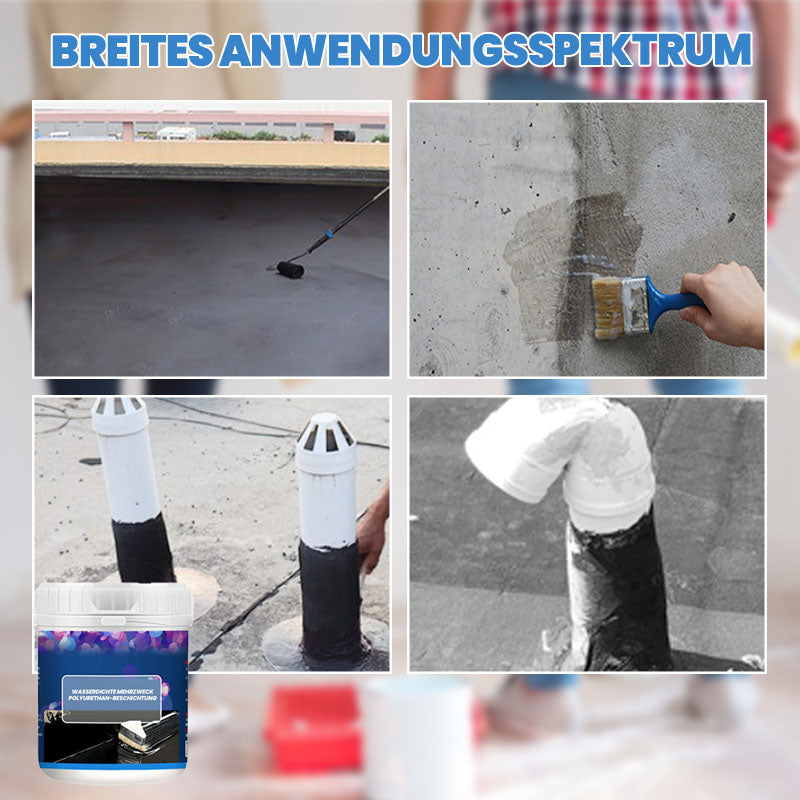 Rivestimento poliuretanico impermeabile multiuso, protezione duratura, salvaguarda ogni centimetro del tuo spazio! 💧🏡