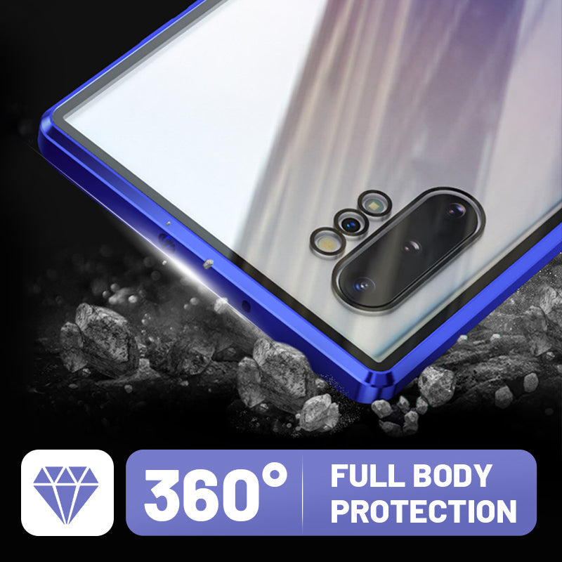 Full-Body Magnetic Case with Anti-Peep Screen Protector for Samsung