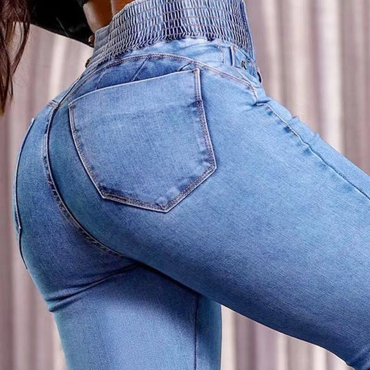 💜 LAST DAY PROMOTION - 50%OFF💜Women's Butt Lifting Bootcut Jeans High Waisted Wide Leg Baggy Jean