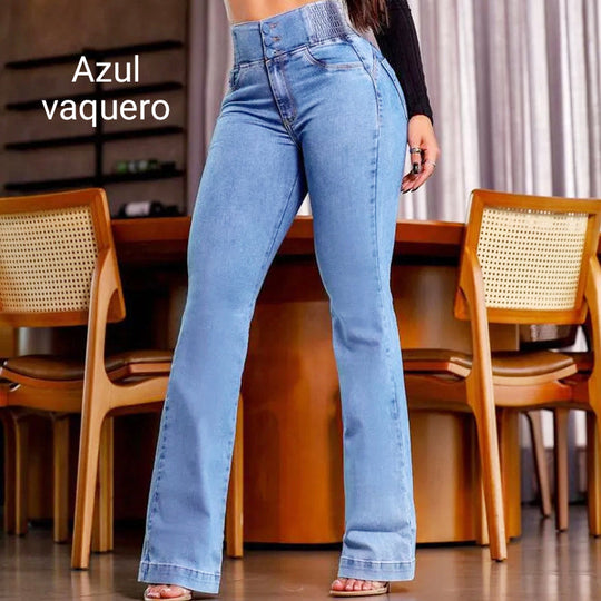 💜 LAST DAY PROMOTION - 50%OFF💜Women's Butt Lifting Bootcut Jeans High Waisted Wide Leg Baggy Jean