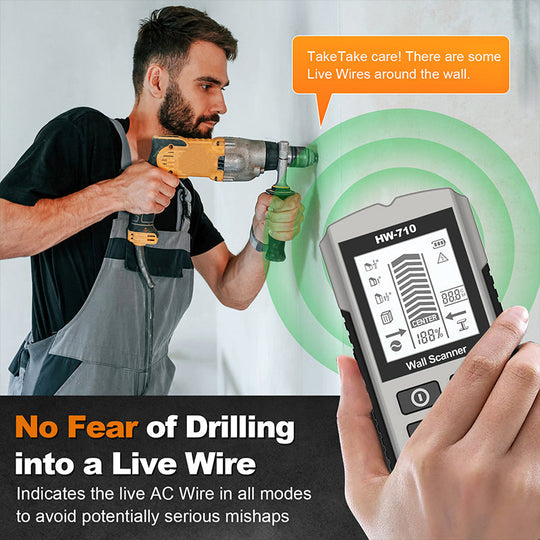 🎉 2025 New Product Offer – 49% OFF! 💯🪛Multifunctional Handheld Metal & Wall Detector