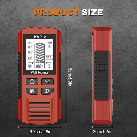 🎉 2025 New Product Offer – 49% OFF! 💯🪛Multifunctional Handheld Metal & Wall Detector