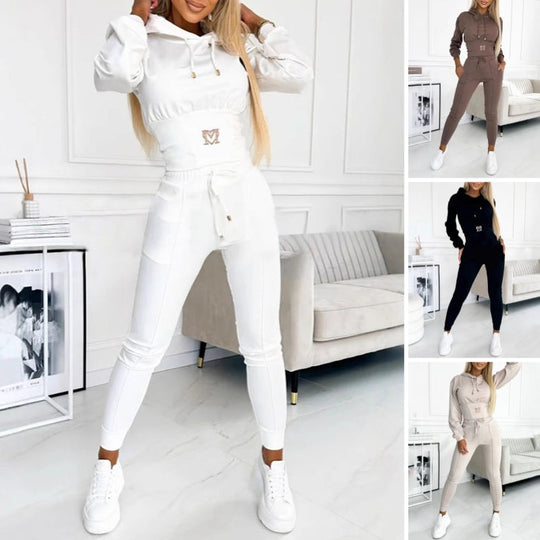 🎉Nuovi prodotti in saldo nel 2025✨Tuta da donna con cappuccio in due pezzi