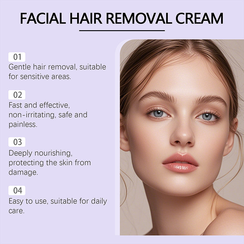 🔥Acquista 2 e ricevi 1 gratis🔥Crema depilatoria delicata e indolore per il viso