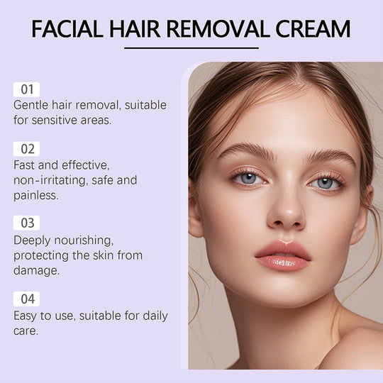 🔥Acquista 2 e ricevi 1 gratis🔥Crema depilatoria delicata e indolore per il viso