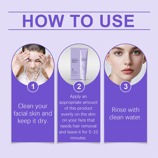 🔥Acquista 2 e ricevi 1 gratis🔥Crema depilatoria delicata e indolore per il viso