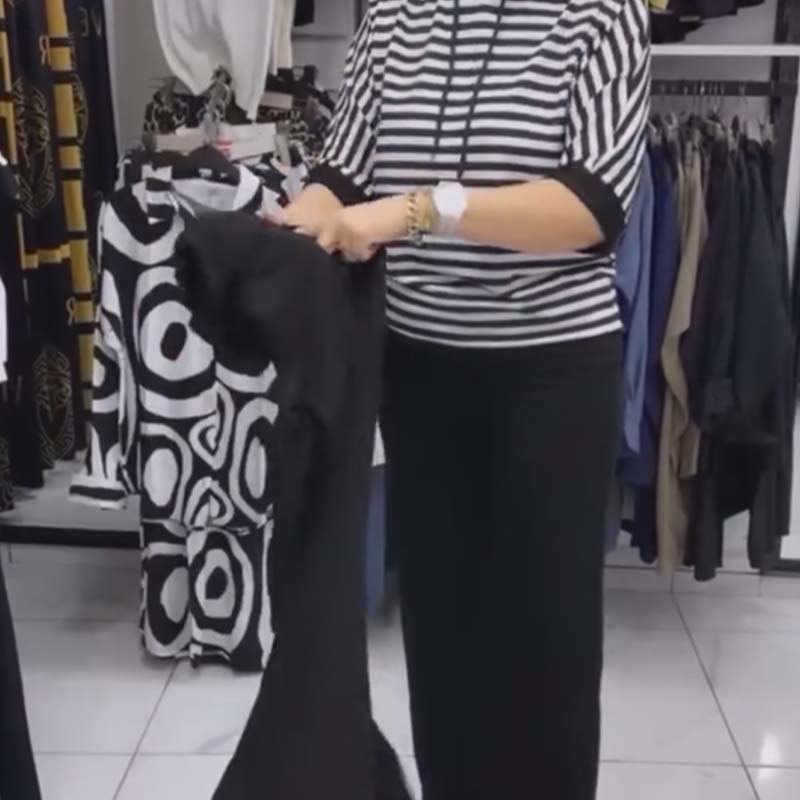 💕Venta limitada 50% de descuento💕Conjunto de top de rayas y pantalón liso para mujer