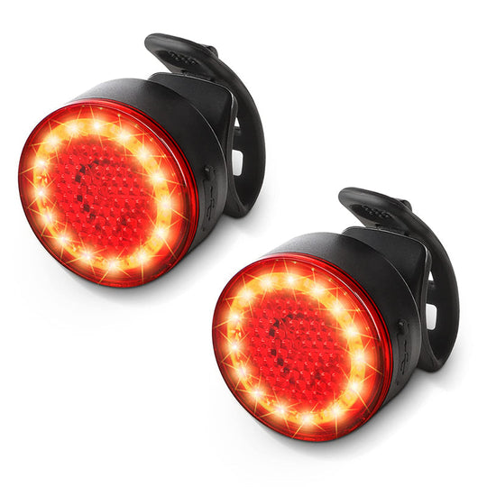 Luz trasera de bicicleta de sensación de frenos inteligentes