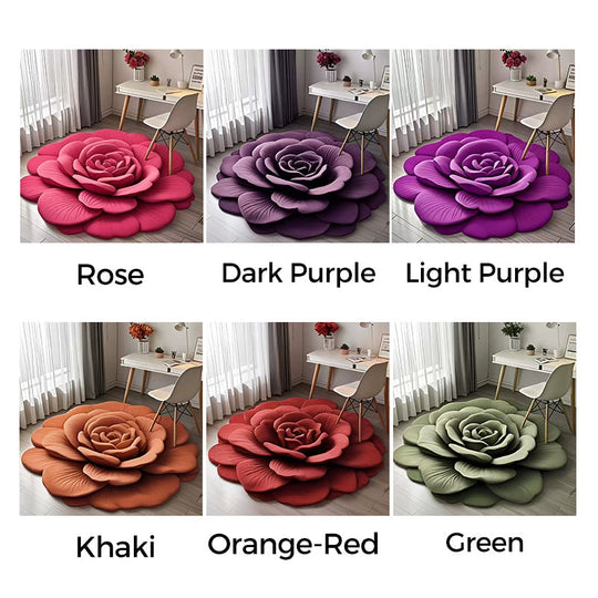 🌺Saldi eccezionali 42% di sconto💕Tappetino floreale in peluche e terra di diatomee