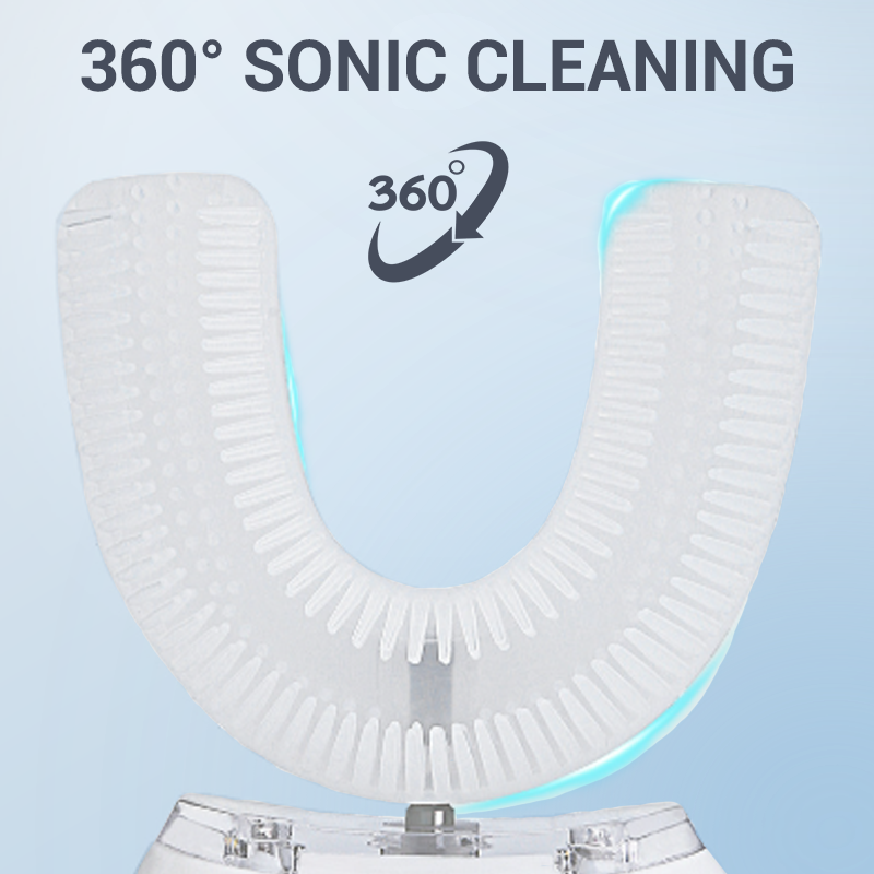 🔥2025 HEISSER VERKAUF🔥Sonic 360°-Reinigung, U-förmige elektrische Zahnbürste für Erwachsene