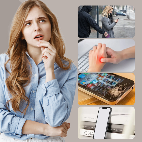 💜LETZTER TAG - 50% Rabatt💜Farbverlauf-Telefonhülle mit Ständer und Kette für die iPhone-Serie