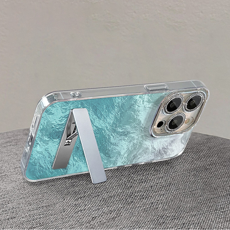💜LETZTER TAG - 50% Rabatt💜Farbverlauf-Telefonhülle mit Ständer und Kette für die iPhone-Serie