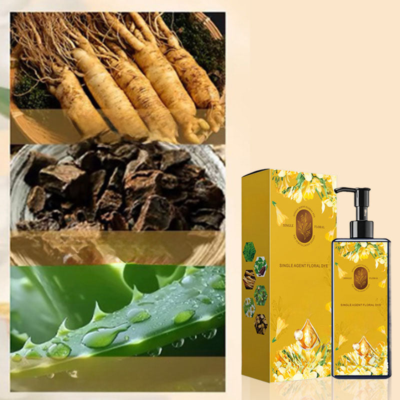 💥Offre à durée limitée💥Coloration capillaire nourrissante à base de plantes🎁 Cadeau🎁 Huile de soin capillaire