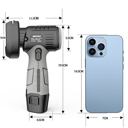 ⏳Tijdelijke special🧰12V Mini Haakse Slijper met Snijschijf