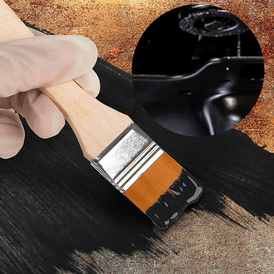 OMEJEN ČAS 50% POPUST⚡Kovinska barva proti rje – En nanos ustavi rjo, brez brušenja, brez hlapov. Posuši se v gladek kovinski zaključek. Idealna za vrtno orodje. &  vrata. 🔨🛡️