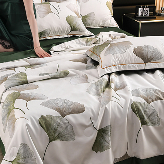 🔥Zomer beperkte uitverkoop - 50% korting🌸Koelend, ademend bloemenlaken (set van 4)