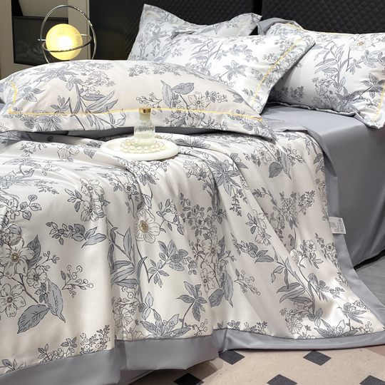 🔥Zomer beperkte uitverkoop - 50% korting🌸Koelend, ademend bloemenlaken (set van 4)