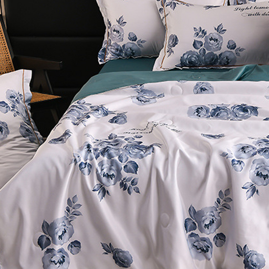 🔥Zomer beperkte uitverkoop - 50% korting🌸Koelend, ademend bloemenlaken (set van 4)