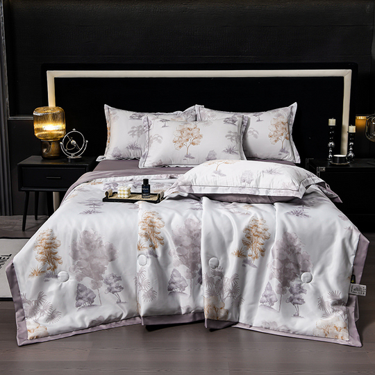 🔥Zomer beperkte uitverkoop - 50% korting🌸Koelend, ademend bloemenlaken (set van 4)
