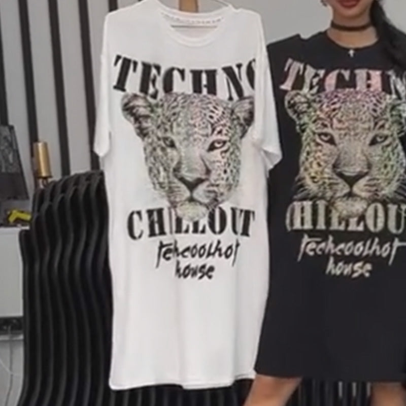 💗Zomerspecials✨Oversized glitter T-shirtjurk voor dames