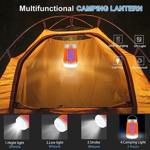 🔥Clearance Specials 49% OFF - Multifunctional Solar camping Mosquito Killer Lamp