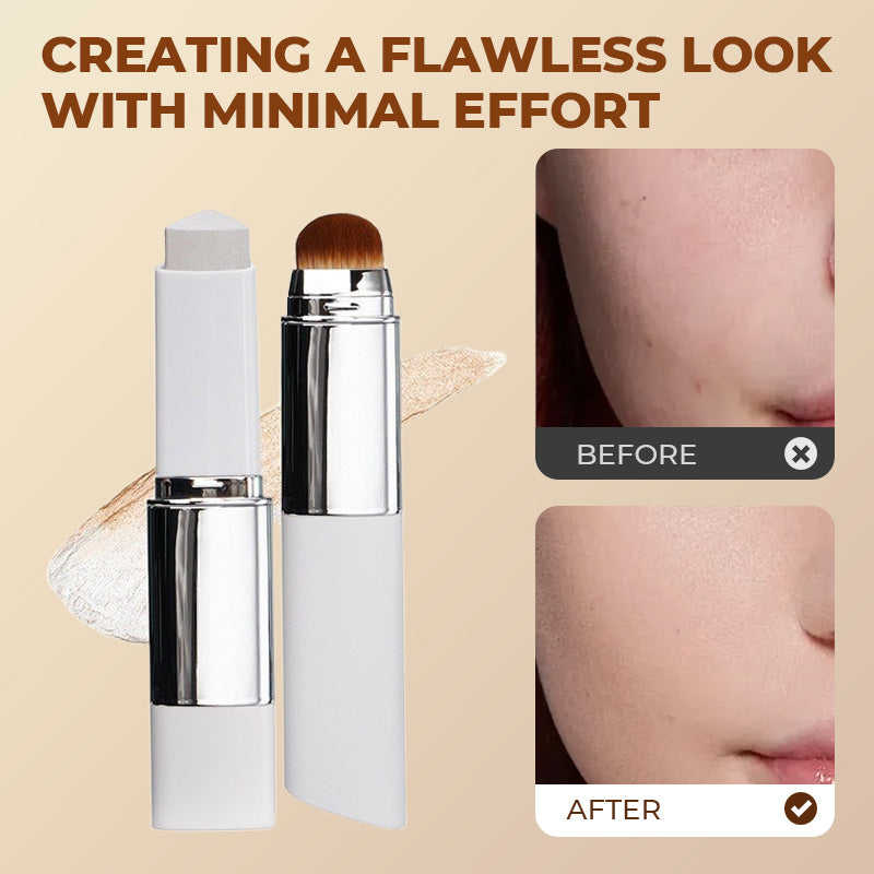 ✨Dubbelkoppige lichtgewicht foundation stick — voelt zwaartekrachtloos aan en blijft 12 uur zitten!🔥