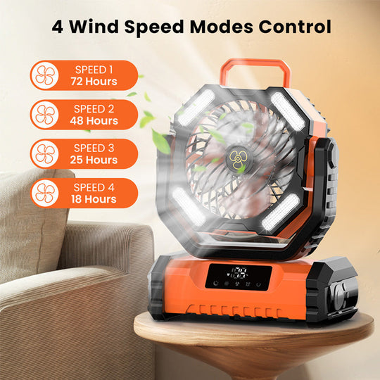 🏆VENTE CHAUDE -50%🍃Ventilateur oscillant portable avec télécommande