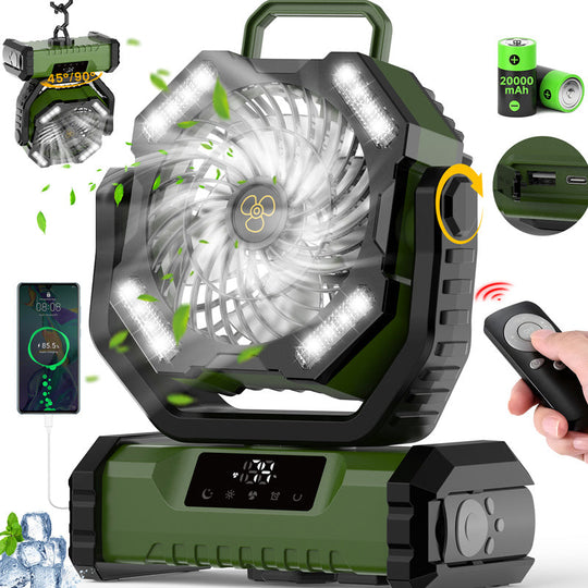 🏆VENTE CHAUDE -50%🍃Ventilateur oscillant portable avec télécommande