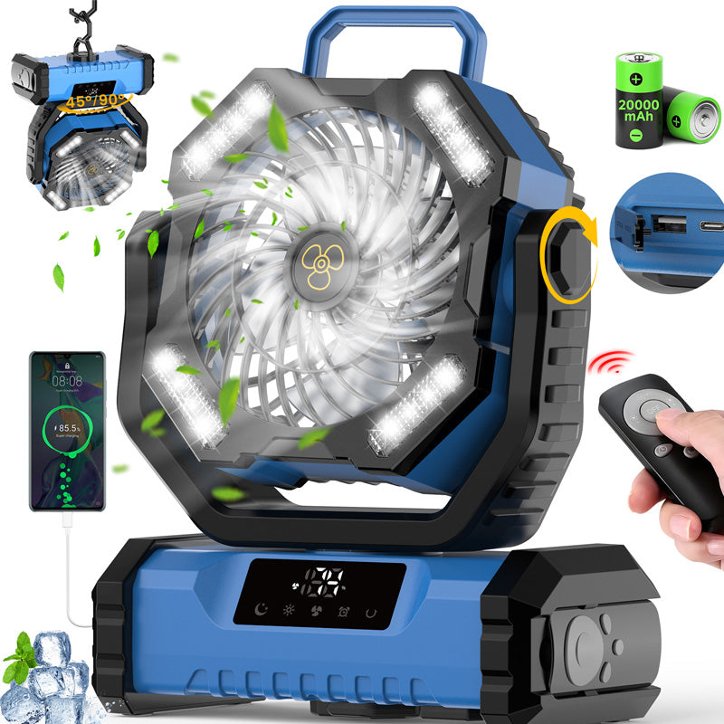 🏆VENTE CHAUDE -50%🍃Ventilateur oscillant portable avec télécommande