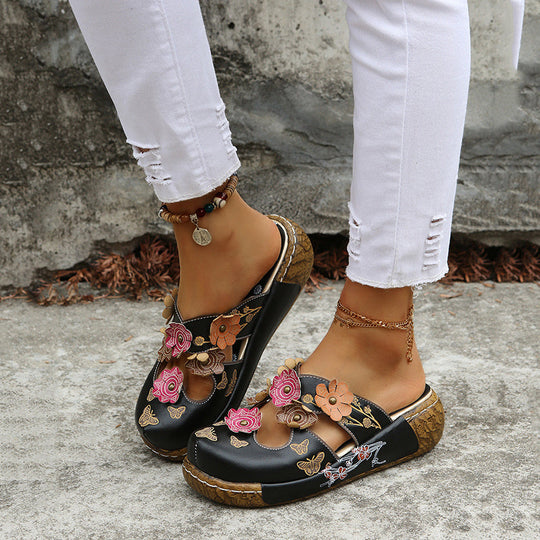 🪷Ethnic Style Thick-Sole Slippers for Women💕