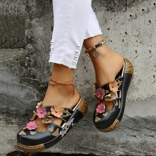 🪷Ethnic Style Thick-Sole Slippers for Women💕