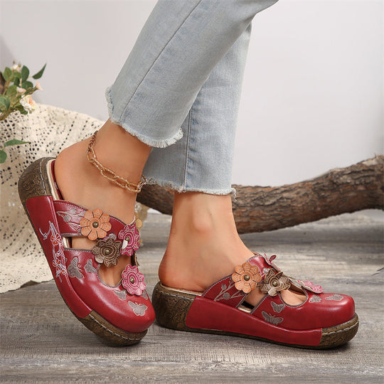 🪷Ethnic Style Thick-Sole Slippers for Women💕
