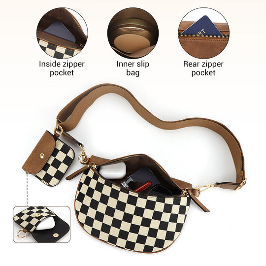 🍂Women's Fashion Trend PU Leather Crossbody Bag✨