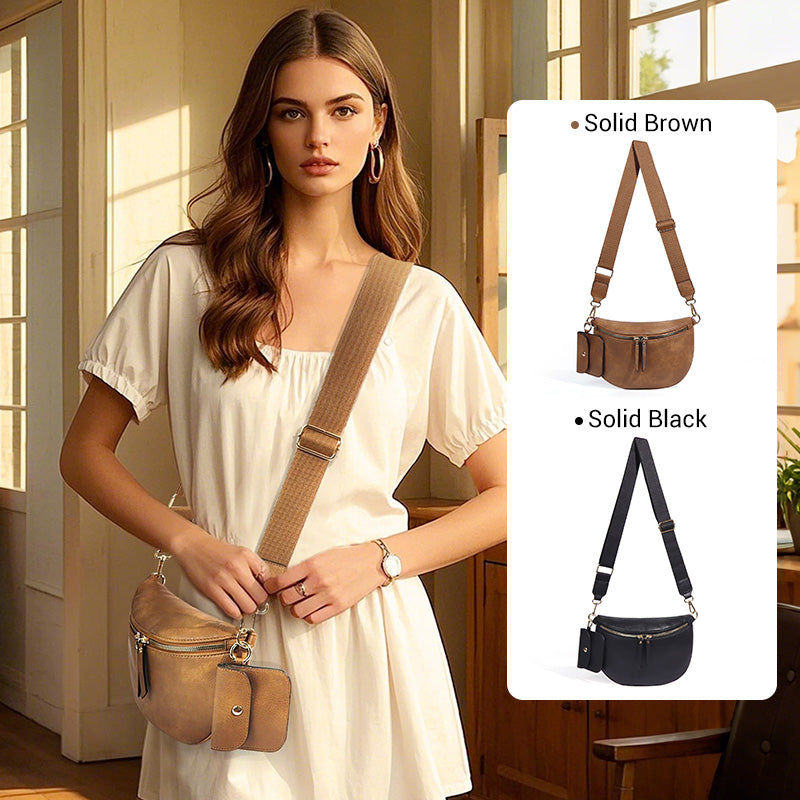 🍂Women's Fashion Trend PU Leather Crossbody Bag✨