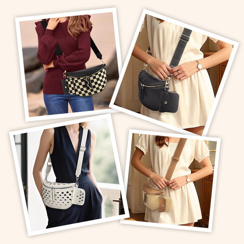 🍂Women's Fashion Trend PU Leather Crossbody Bag✨