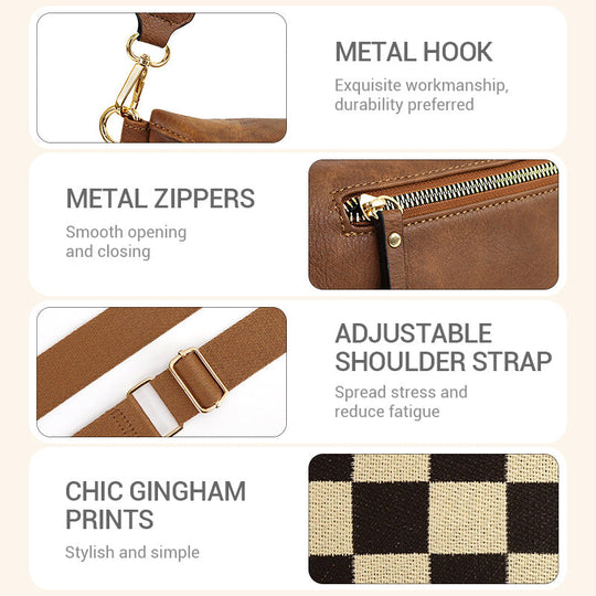 🍂Women's Fashion Trend PU Leather Crossbody Bag✨