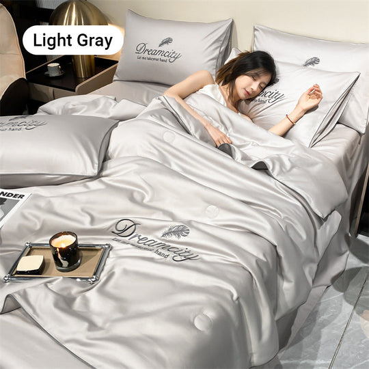 ✨Newly upgraded 2026👑Washable and cool four-piece bedding set🌸