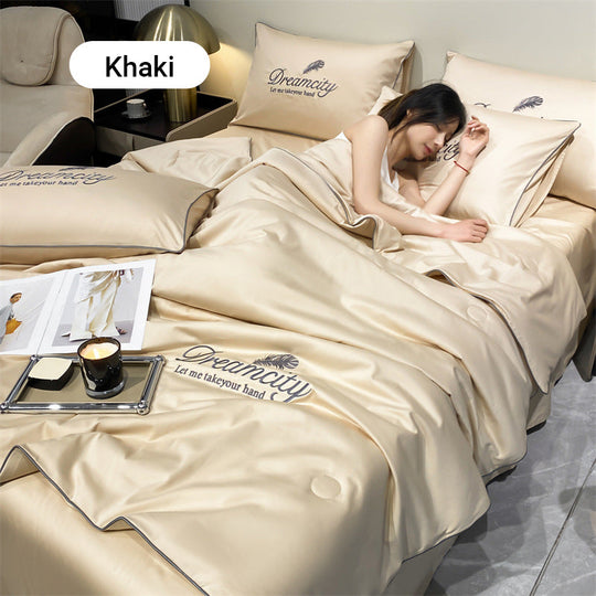 ✨Newly upgraded 2026👑Washable and cool four-piece bedding set🌸