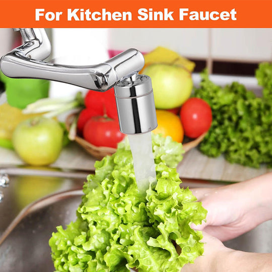 ⏳Time-Limited Special⏰1440° splash-proof and universally rotatable faucet adapter