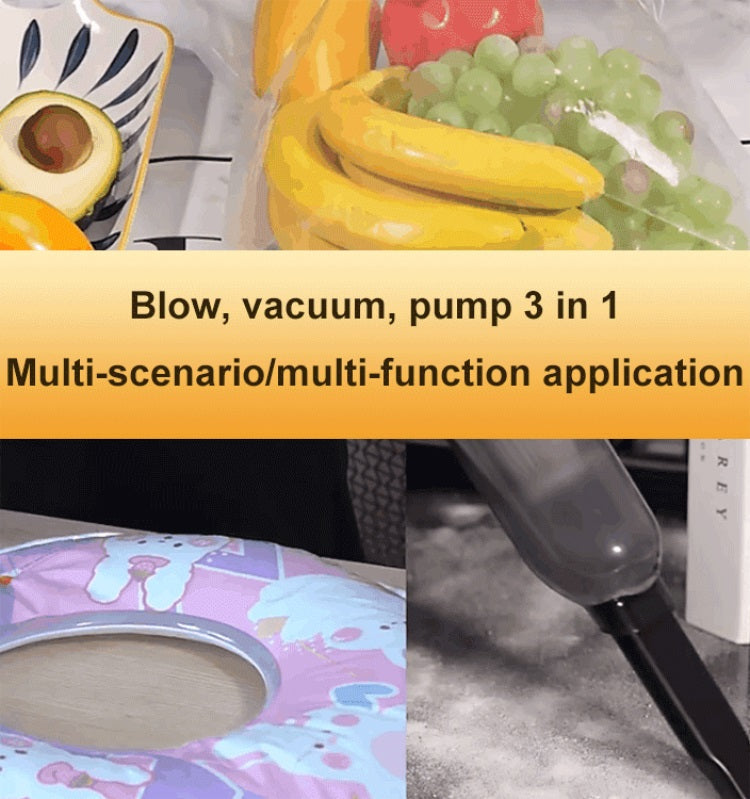 🏆Blow, Vacuum and Inflate all-in-one Cordless Vacuum Cleaner for Home and Car