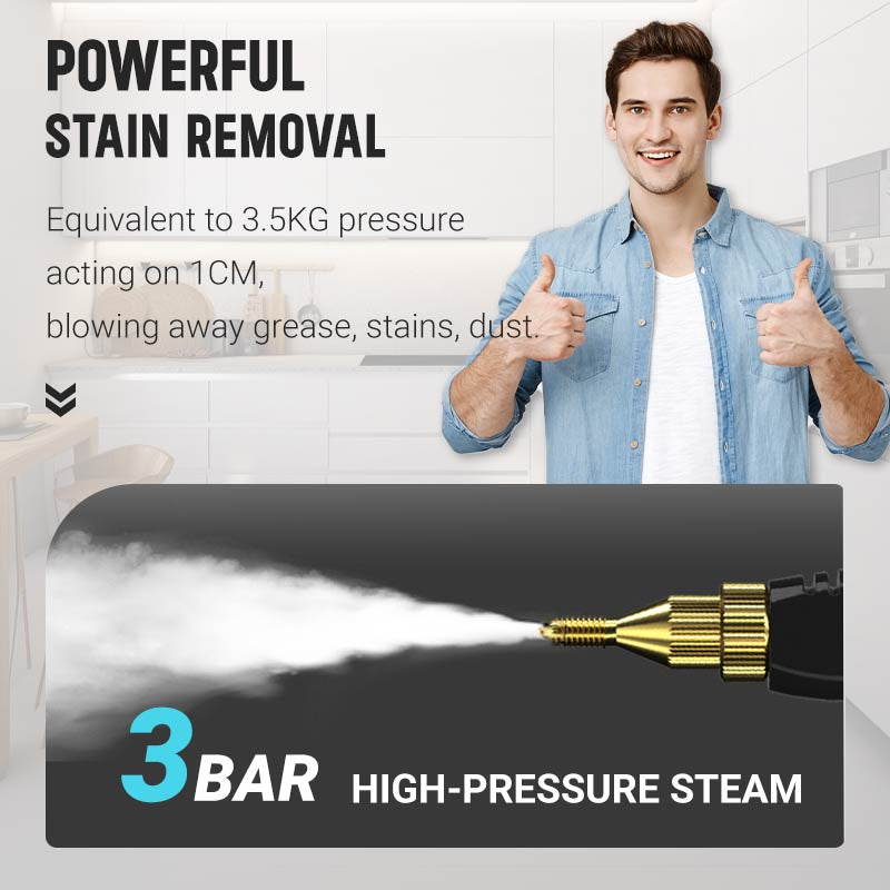 ✅LIMIT TIME 50% OFF+Free Shipping🔥2500W Handheld High-Temperature Pressurized Steam Cleaner