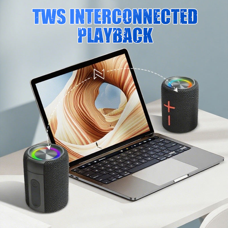 🔈🎶2 i 1 magnetisk dobbelt delbar Bluetooth-højttaler