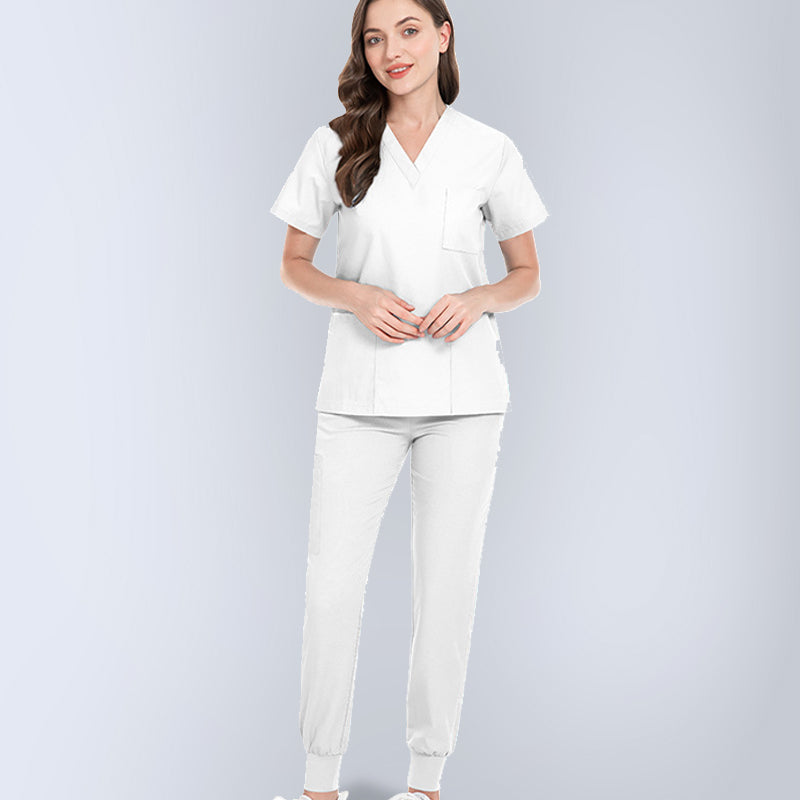 Comfortabele en functionele prestaties -scrubs ingesteld