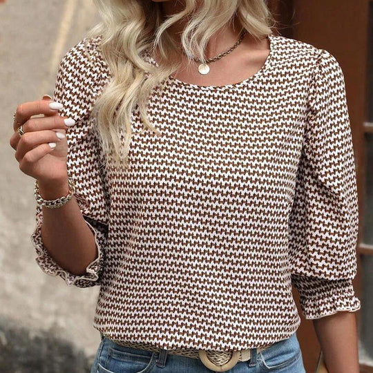 🌿Women's Casual Printed Round Neck Top